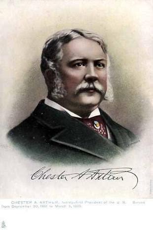 Chester Arthur President 的图像结果
