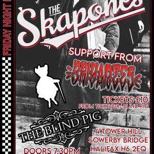 The Skapones with support from Brigantes, The Blind Pig Sowerby Bridge ...