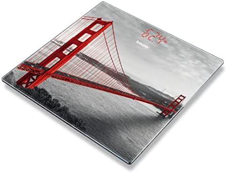 Beurer GS 215 Rom glass bathroom scale, Electronic Weight Machine for ...