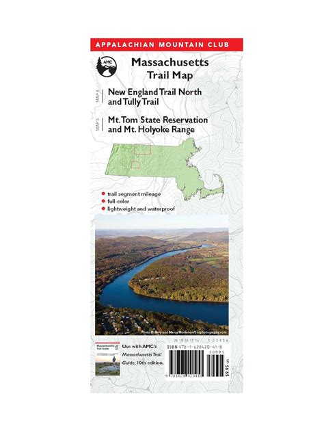 Buy AMC Massachusetts Trail Maps 4-5: New England Trail North and Tully ...