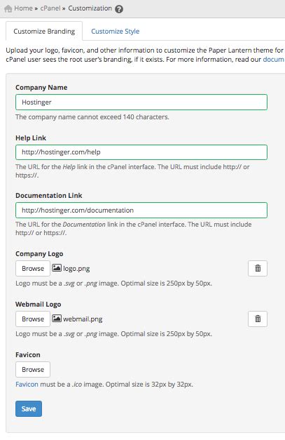 Image result for cPanel Custom Logo