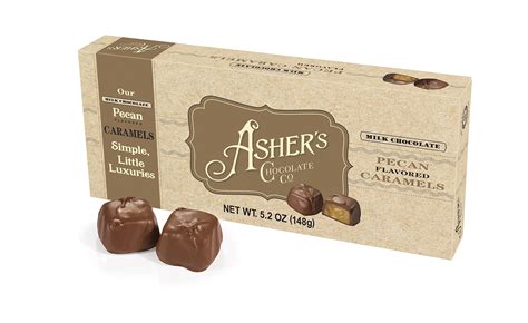 Buy Asher's Chocolates, Milk Chocolate Covered Caramels, Gourmet Sweet ...