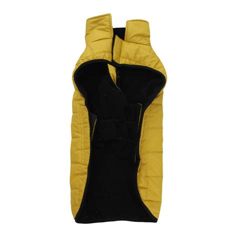 Yellow Fleece Lining Puffer Jacket – Pawpourri