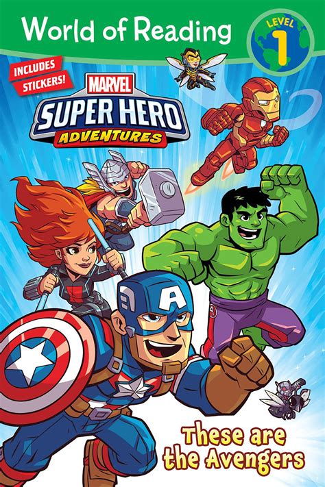 World Of Reading Marvel Super Hero Adventures These Are Avengers ...