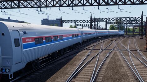Amfleet I Amtrak Phase II Livery Pack - Train Sim Community