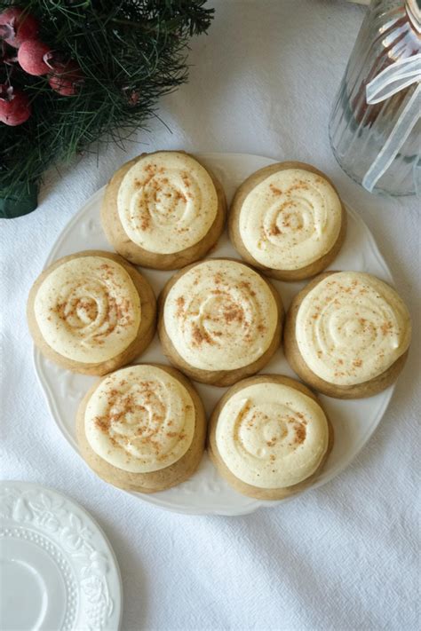 Spiced Eggnog Cookies Recipe | Soft and Thick Eggnog Cookies With ...