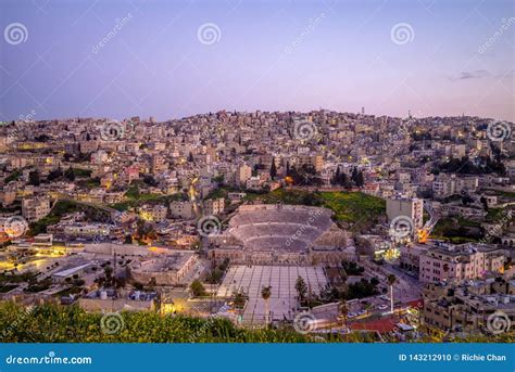 Skyline of Amman, Capital of Jordan, at Night Stock Photo - Image of heritage, famous: 143212910