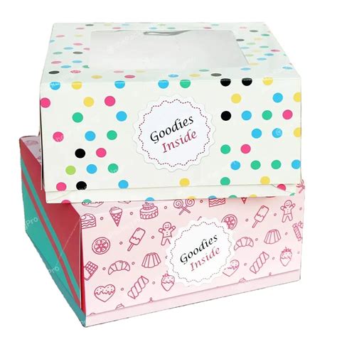 Wholesale Custom Printed Logo Biodegradable Paper Bakery Cake Donut ...