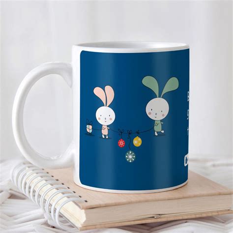 Buy Indigifts Friends Make Good Times Better Printed Blue Coffee Mug ...