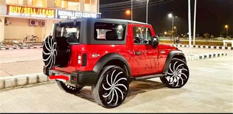 India’s First Mahindra Thar with 28-inch Rims – Video » Car Blog India