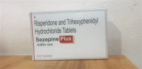 Pharmaceutical Tablets - Risperidone 3mg Trihexyphenidyl 2mg ...