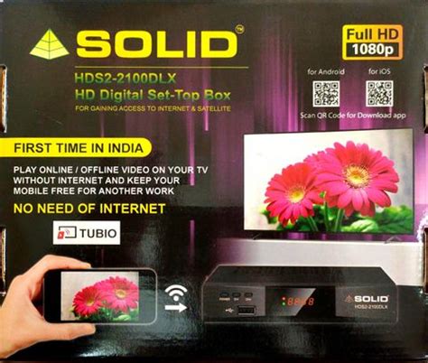 Solid HDS2-2100 DLX HD DIGITAL SET-TOP BOX WITH TUBIO CAST /MIRROR CAST ...