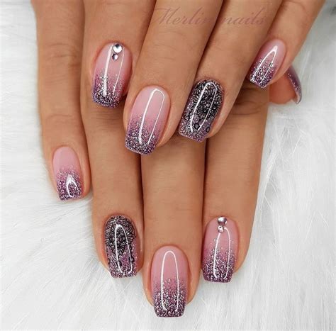 Nail design | Glitter gel nails, Glittery nails, Nail art designs