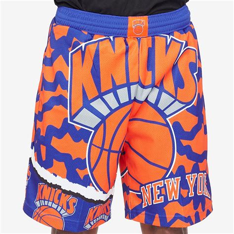 Mitchell & Ness New York Knicks Jumbotron 2.0 Sublimated Short - Royal ...