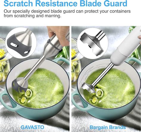 Buy Gavasto Immersion Blender 800 Watts Scratch Resistant Hand Blender ...