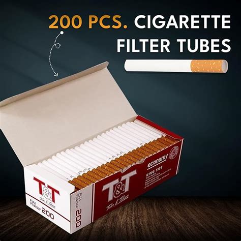 Premium King Size 84 mm Cigarettes Tubes With Filter 200 Pc Box | Empt