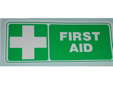 Image result for First Aid Sticker