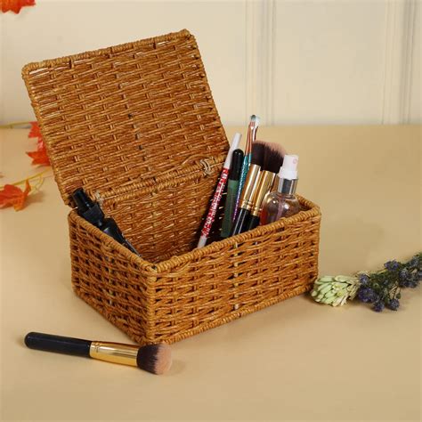 Wicker baskets With Lid – Akway