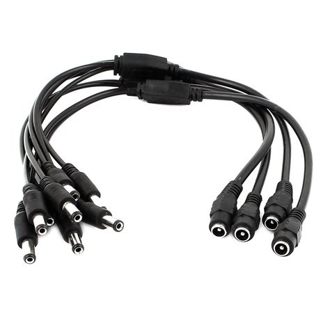 3NH® CCTV Camera DC 5.5x2.1mm 1 to 2 Male to Female Power Cable ...