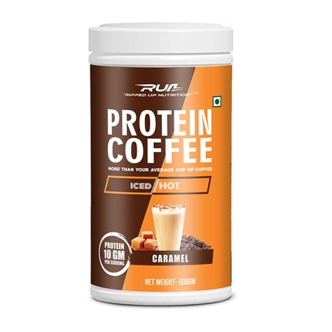 Ripped Up Nutrition- Protein Coffee (Caramel, 500gm) : Amazon.in ...