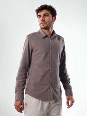 Buy CELIO Men Brown Solid Regular Fit Cotton Knit Shirt (38) Online