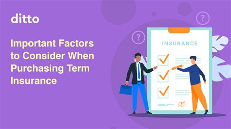 Important Factors to Consider When Purchasing Term Insurance