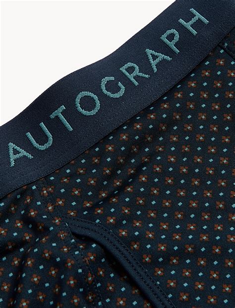 Buy 3pk Microskin Assorted Pattern Trunks at Marks & Spencer