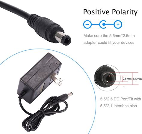 Buy 6V 2A Power Supply Adapter - COOLM AC 100-240V to DC 6 Volt 2000mA ...