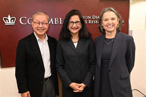 Incoming Columbia University President Minouche Shafik Visits CUIMC ...