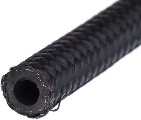 Buy 4AN 20FT Fuel line Hose Braided Nylon Stainless Steel Oil Gas CPE ...