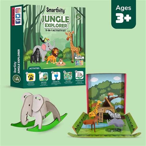 Smartivity Jungle Explorer 5 in 1 Activity Kit — Toycra