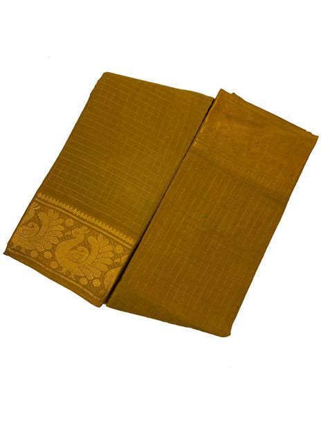 Medium Zari Checked Self Color – ShivFabricWorld