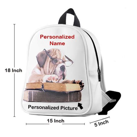 Buy Stylish Plush Bag with Personalized Name Customized Picture and ...