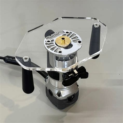 Bauer (19121E-B/23121E-B) Palm/Trim Router Base Plate - Two Handle ...
