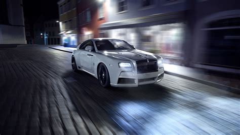 Download wallpaper 2560x1440 rolls-royce, spofec, white, side view ...
