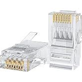 CableCreation Cat 6a RJ45 Connector, 100Pack Ethernet Cable RJ45 Ends ...