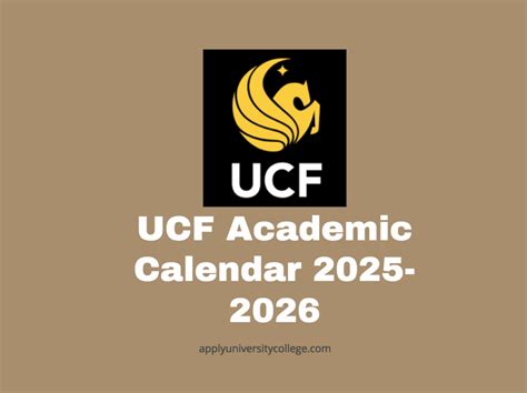 Ucf Academic Calendar 2025-2026 Printable - EJMagazine.com
