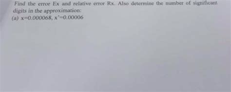 Image result for Relative Error Significant Digits