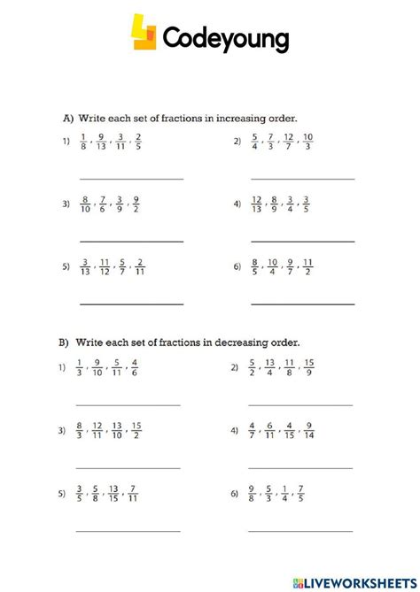 Image result for Fraction Exercises