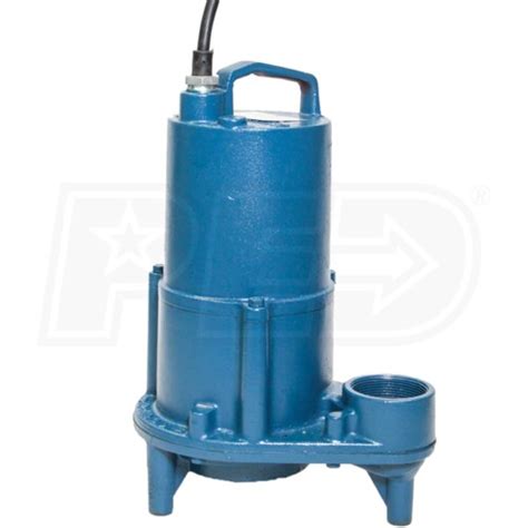 Barnes EHV412VF - 1/2 HP Cast Iron Effluent Pump w/ Pipe-Mount Vertical ...