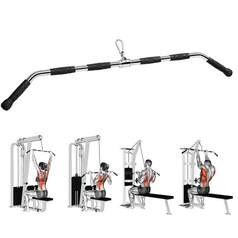 Buy LAT Pull Down Bar,45 Inches LAT Bar and Bar Accessories for LAT ...