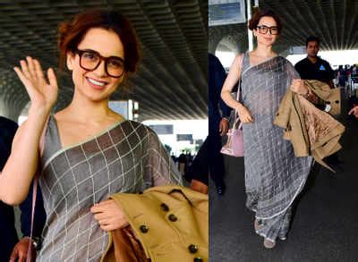 Kangana Ranaut makes geek chic look hot - Times of India