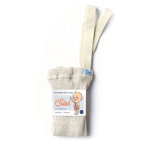 SILLY Silas Shorty Tights / Cream blend | cotton_baby