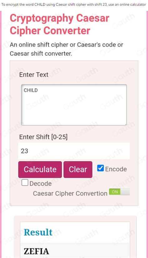 Image result for Alphabetic Caesar Shift Cipher