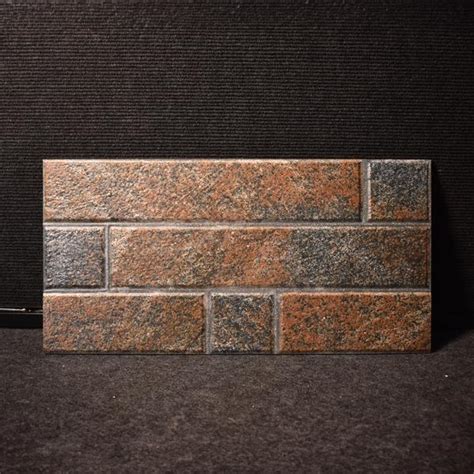 TL 00069 B Tan Brown 2 ft x 1 ft Brick Punch Finish Vitrified Wall ...