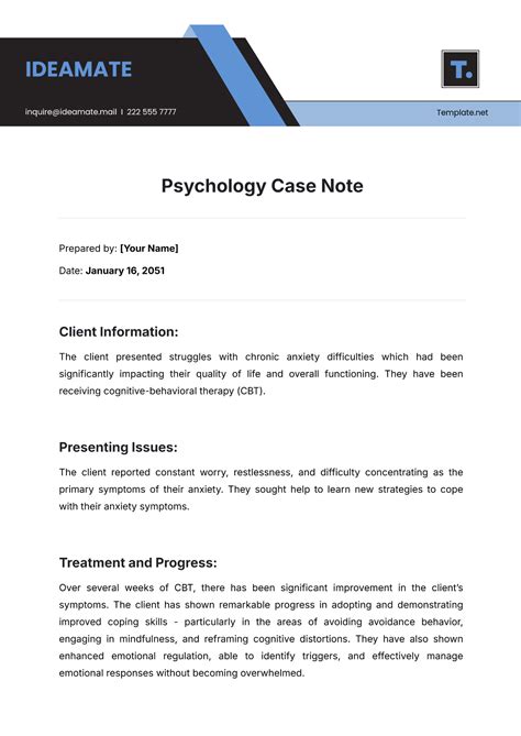 Case Note Template 的图像结果