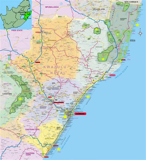 Kwazulu-Natal Province Travel Guide : Accommodation | Tourist information | Activities | Climate ...
