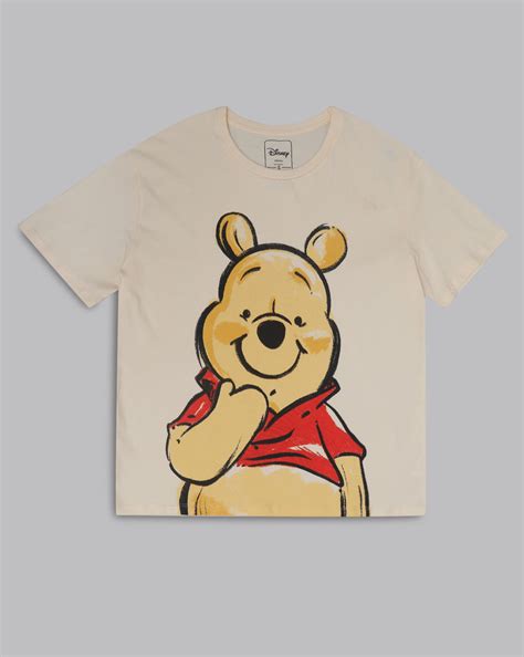 Winnie The Pooh Printed Oversized Fit Tshirt For Women – Free Authority