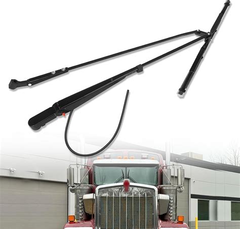 Kozlira Front Right Windshield Wiper Arm Fit for Kenworth 2008-2014 T600, 2013-2017 T660, 2007 ...