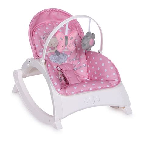 Ležaljka ljuljaška Enjoy roza balet Lorelli 10110111933 | Volim svoj dom